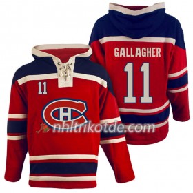 Montreal Canadiens Brendan Gallagher 11 Rot Sawyer Hooded Sweatshirt - Herren